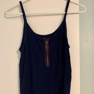 Navy blue tank top